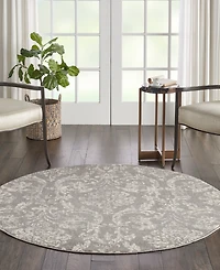 Nourison Home Jubilant JUB09 5'3"x5'3" Round Area Rug