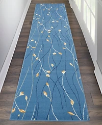 Nourison Home Grafix GRF15 2'3"x10' Runner Area Rug