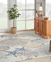 Nourison Home Seaside SDS04 7'10"x9'10" Area Rug