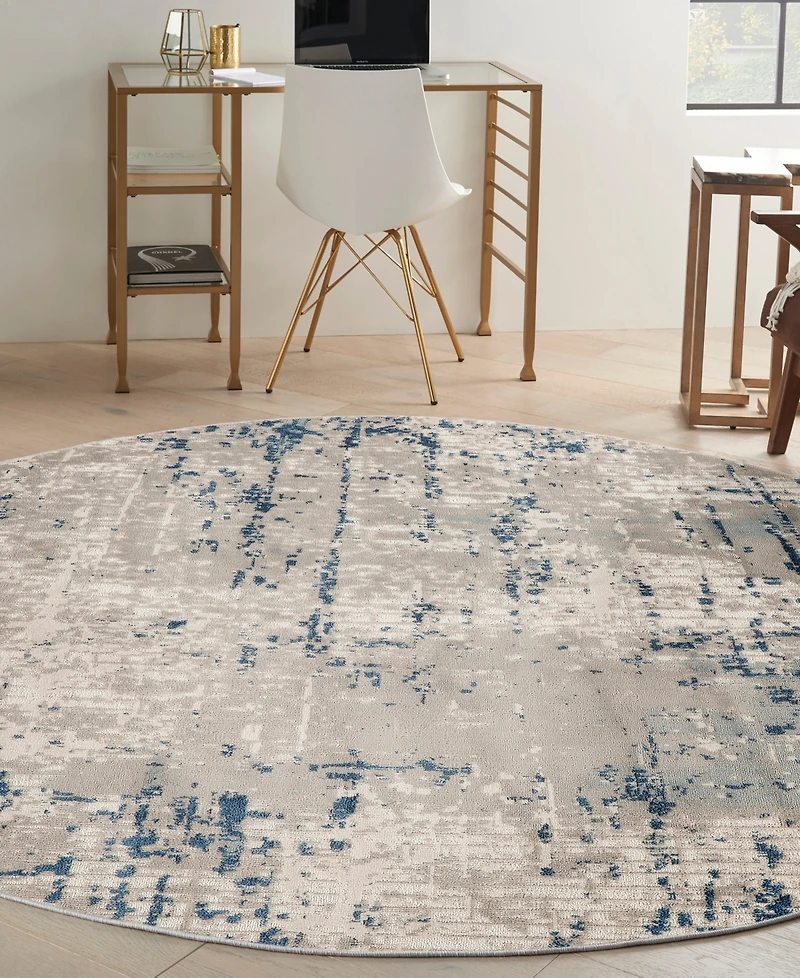 Nourison Home Quarry QUA01 4'x4' Round Area Rug