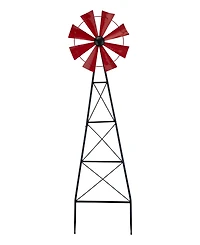 Glitzhome 44"H Wind Spinner Yard Stake