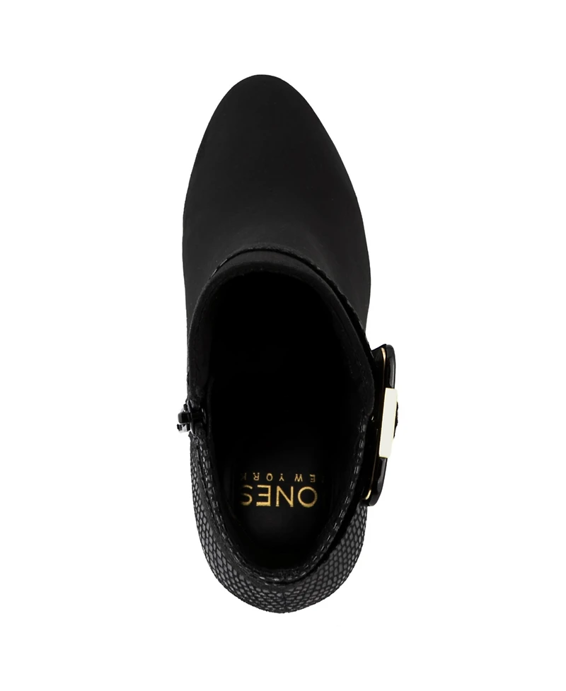 Jones New York Women's Ivyy Buckle Block Heel Booties