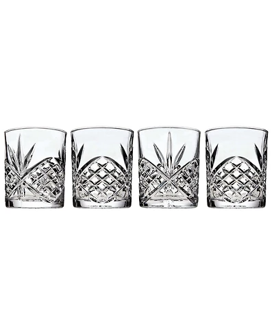 Godinger Dublin Double Old-Fashioned Glasses - 8oz. , Set of 4