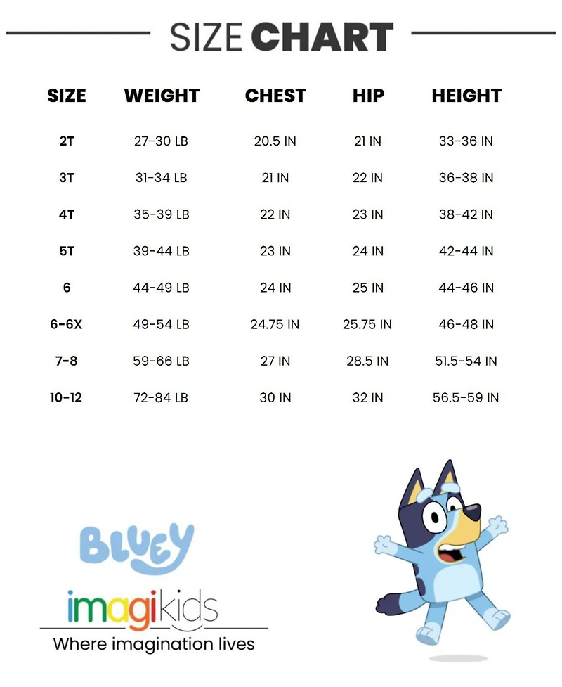 Bluey Girls Bingo Dress to