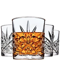 Godinger Dublin Crystal 5 Piece Decanter Whiskey Set