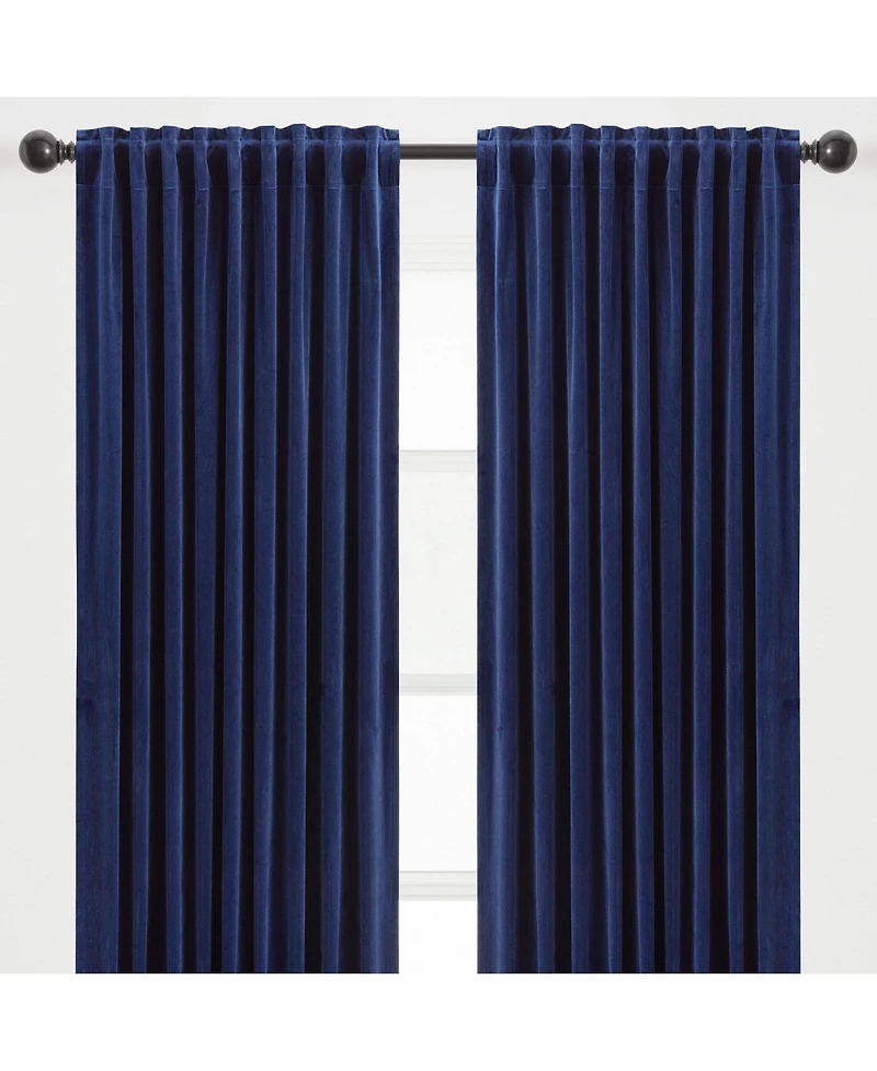 Chanasya Premium 2-Panel Blackout Velvet Curtains
