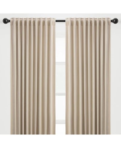 Chanasya Premium 2-Panel Blackout Velvet Curtains