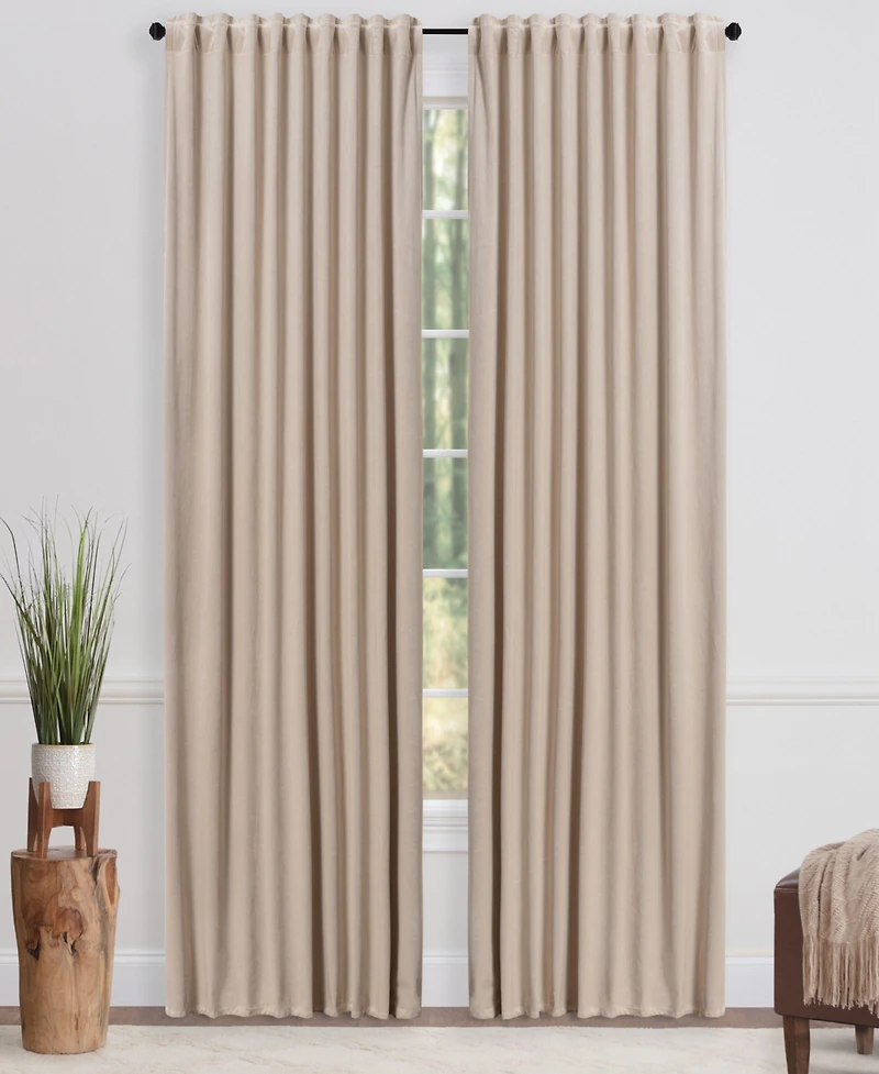 Chanasya Premium 2-Panel Blackout Velvet Curtains