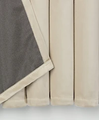 Chanasya Premium 2-Panel Blackout Velvet Curtains