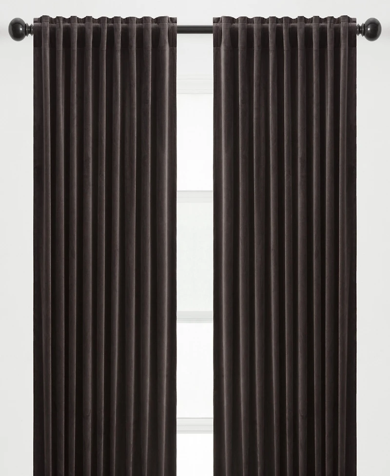 Chanasya Premium 2-Panel Blackout Velvet Curtains