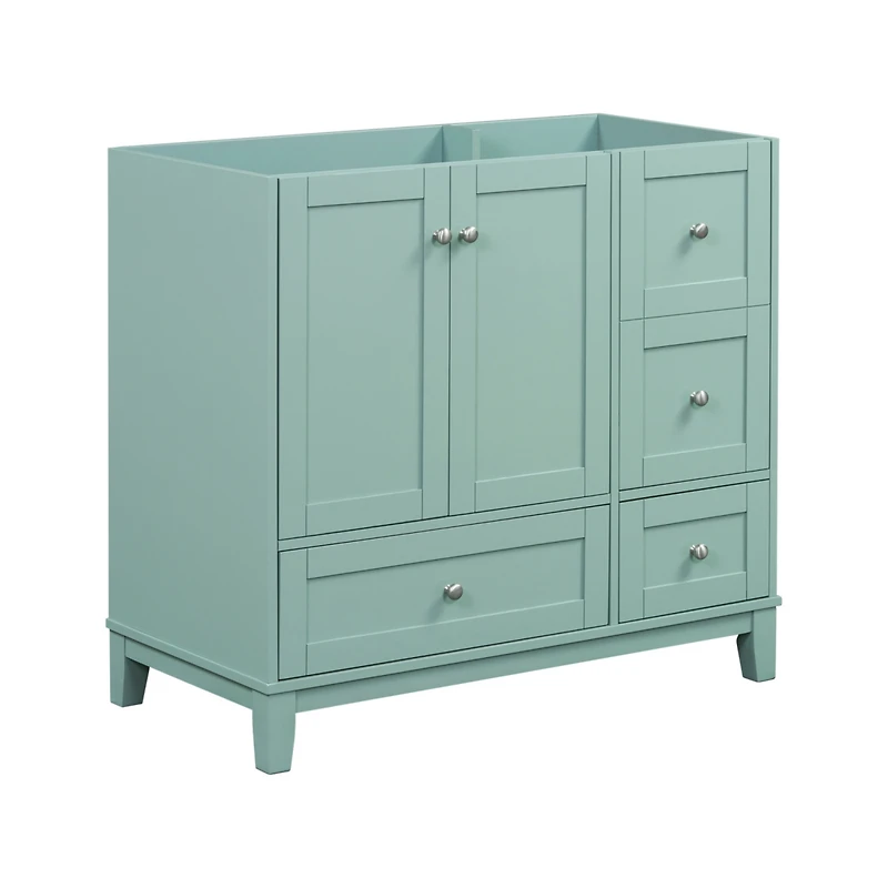 Streamdale (Cabinet Only) 36" Bathroom Vanity-Green (Sink not included)