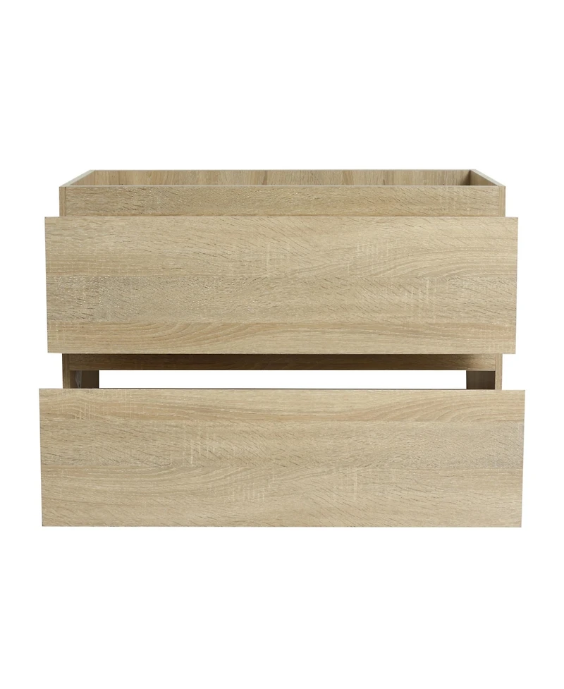 Streamdale 36" Wall-Mounted Vanity with Resin Sink and Soft-Close Drawers
