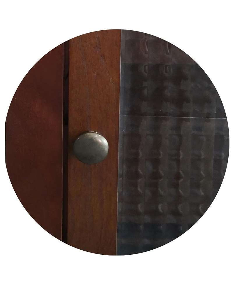 Kings Brand Furniture Kings Brand Walnut Finish Wood Entryway Console Sofa Storage Buffet Table