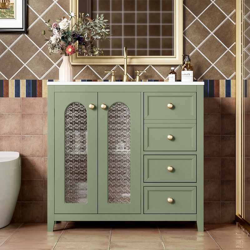 Streamdale 36" Vanity with Soft Close Doors and Drawers