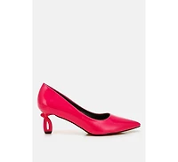 London Rag Calla Pointed Toe Fantasy Heel Pumps