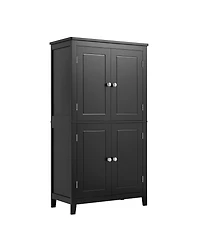 Streamdale Freestanding 4-Door Bathroom Storage Cabinet
