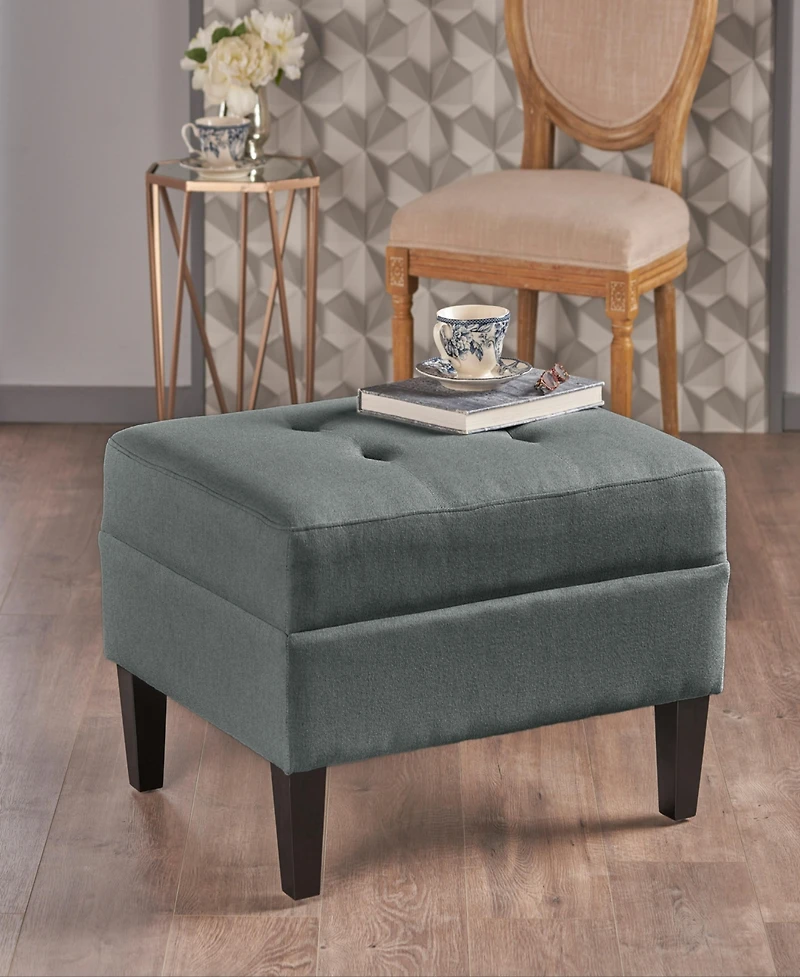 Streamdale Plush Ottoman with Birch Legs Comfort, Style, and Durability