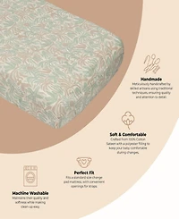 Crane Baby Infants Cove Quilted Beach Life Change Pad Cover