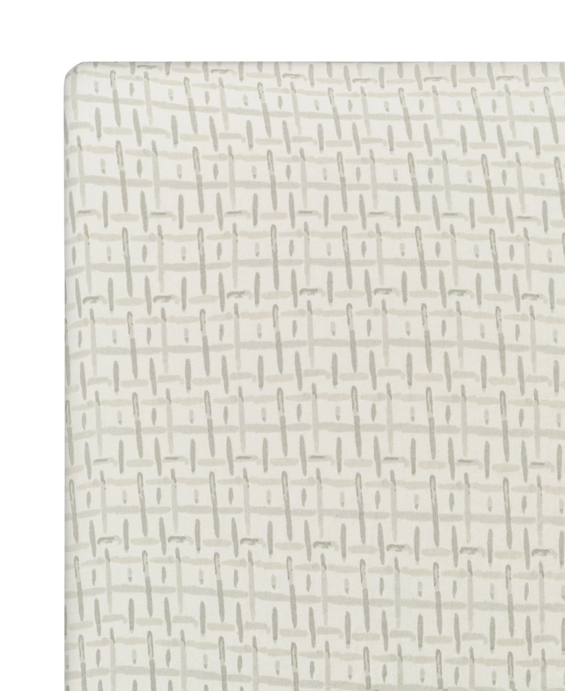 Crane Baby Infants Cove Hashtag Fitted Crib Sheet