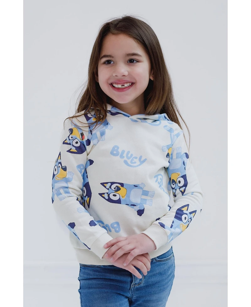Bluey Toddler Girls Fleece Hoodie