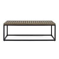 Modern Acacia Wood Bench: Elegance And Comfort For Your Outdoor Oasis