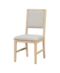 6-Piece Retro Dining Set, 1 Rectangular Table with Designed Trestle Base and 4 Upholstered Chairs and 1 Bench for Dining Room and Kitchen (Gray)