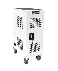 Streamdale Furniture 16-Compartment Removable Locking Charging Cabinet for Laptop, Chromebook-White