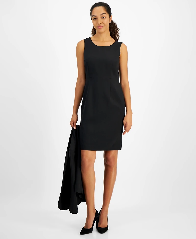 Le Suit Petite Cutout Kissing Jacket & Sheath Dress Suit Regular & Petite Sizes