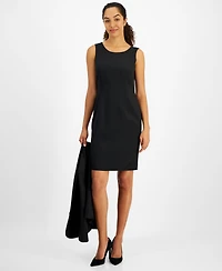 Le Suit Petite Cutout Kissing Jacket & Sheath Dress Suit Regular & Petite Sizes