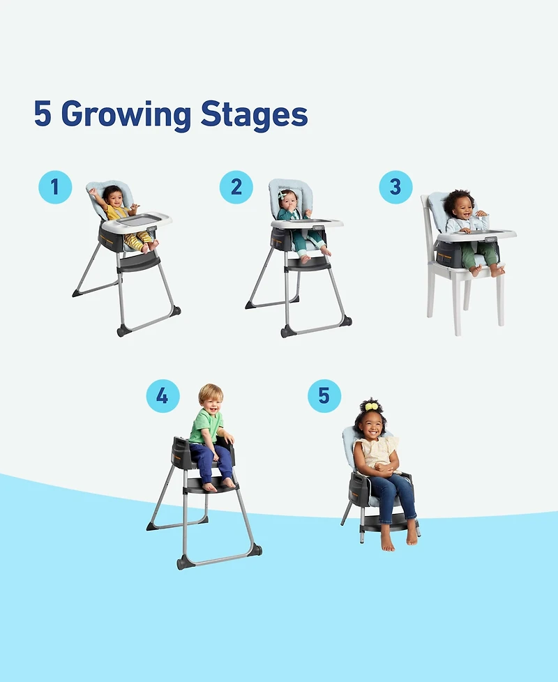 Graco Infant to Big Kid Made2Grow 5-in-1 Highchair