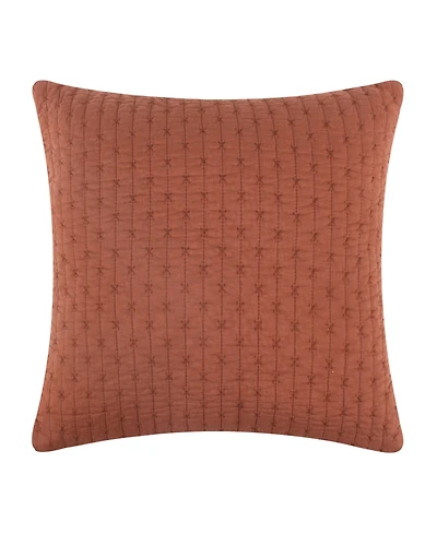 Levtex Cross Stitch Quilted Decorative Pillow