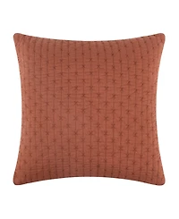 Levtex Cross Stitch Quilted Decorative Pillow