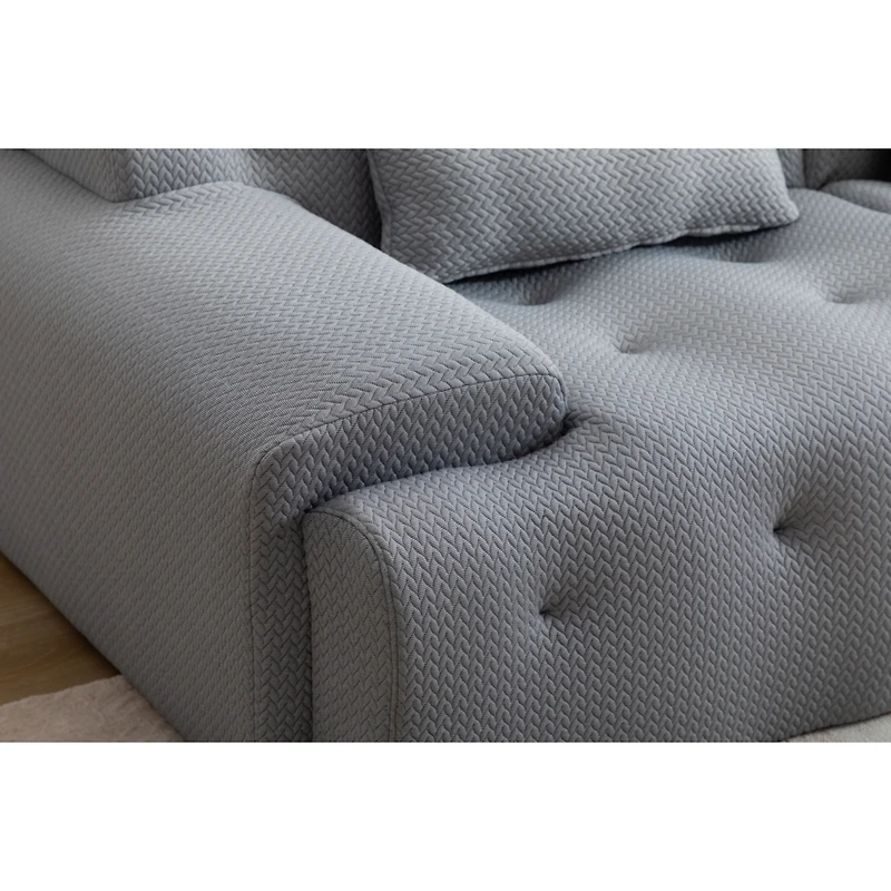 Streamdale Furniture Large Size 2 Seater Sofa, Pure Foam Comfy Sofa Couch, Modern Lounge Sofa for Living Room, Apartment