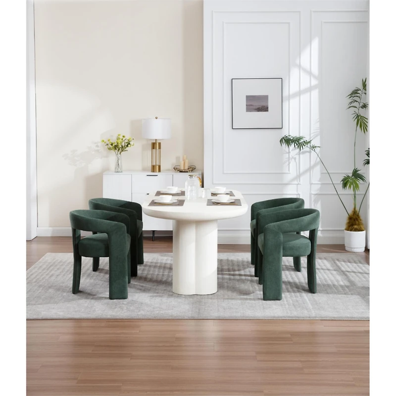 Streamdale Furniture Dining Chair Set of 2 green