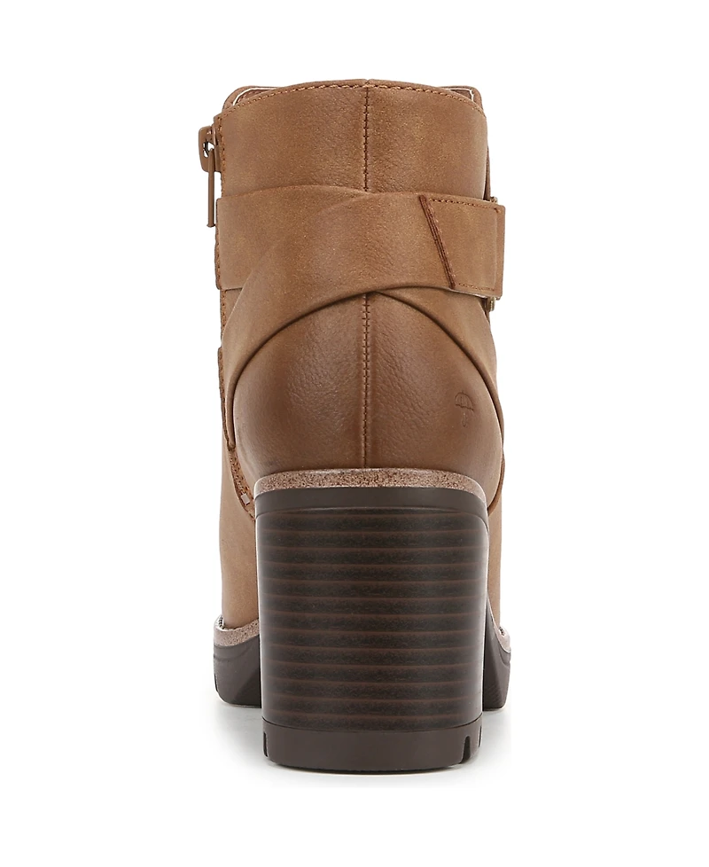 Naturalizer Madalynn-Strap Water Resistant Lug Sole Booties