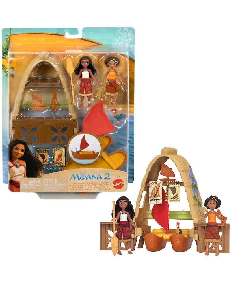 Disney Princess Moana 2 and Loto's Workshop Playset