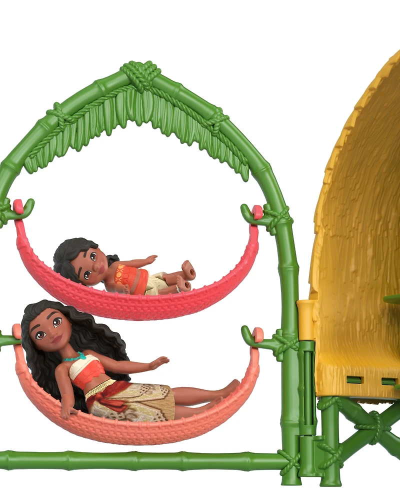 Disney Princess Moana 2 and Simea Village Home Playset