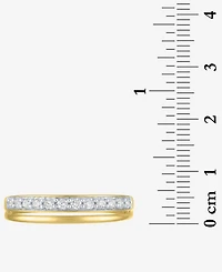 Forever Grown Diamonds Lab-Grown Diamond Faux-Stack Ring (1/4 ct. t.w.) 10k Yellow Gold