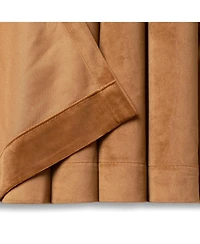 Chanasya Premium Solid Velvet Curtains - Classy and Drapes for Living Room or Bedroom 52" x 84" Blush, 2 Panels