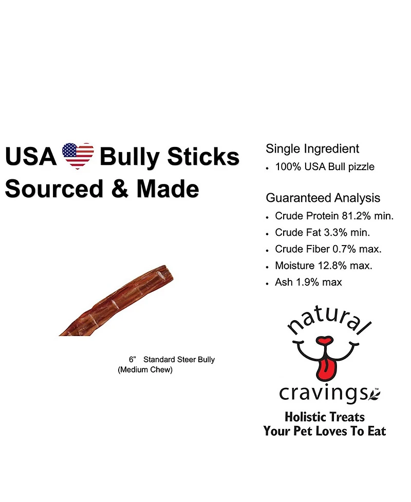 Bully Sticks: 3pk - Standard 6"