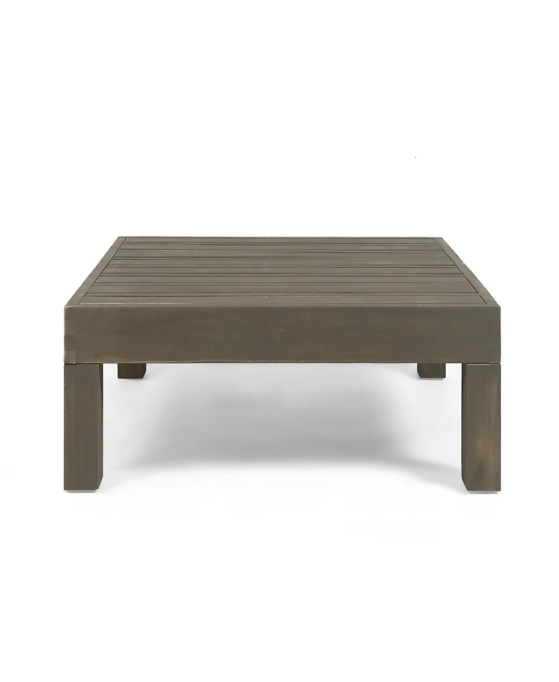 Brava X-Back Corner Bench-l With Coffee Table