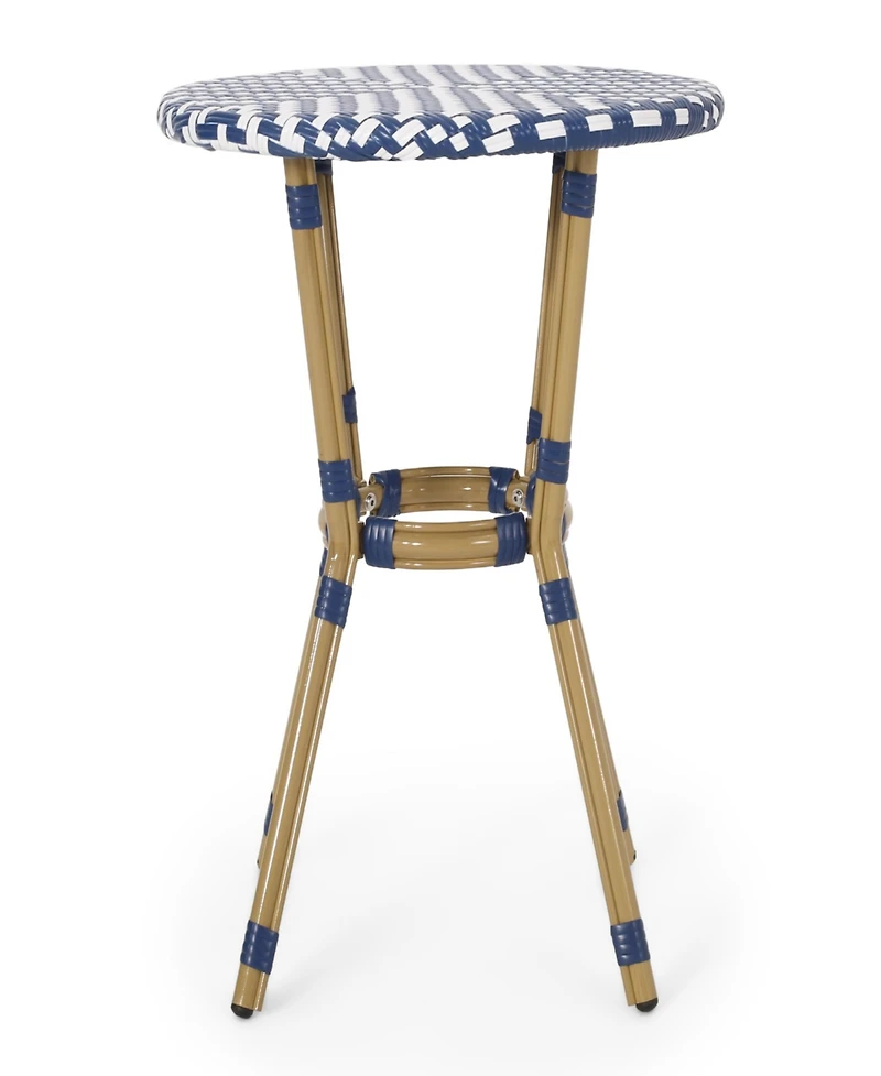 Streamdale Navy & White 3-Piece Bistro Set