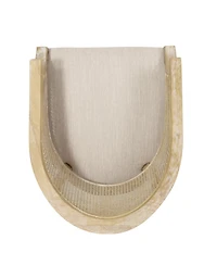 Streamdale French Country Cane Chair Curved Back, Weathered Wood