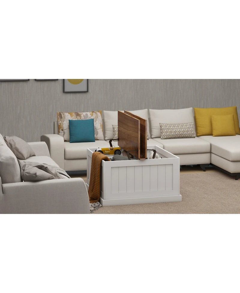 Streamdale Farmhouse Coffee Table with Lift Top and Storage