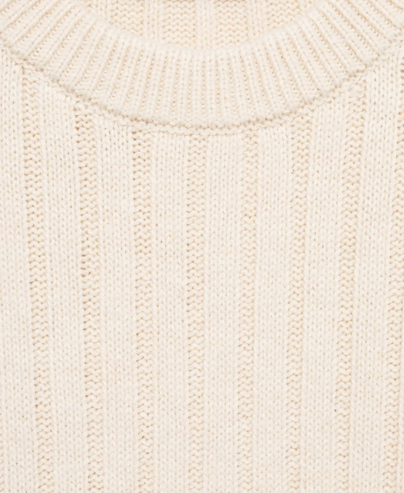 Mango Women's Herringbone Knitted Sweater