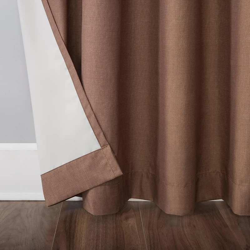 Duran Thermal Insulated 100% Blackout Grommet Curtain Panel