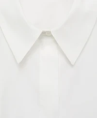 Mango Women's Cropped Cotton Shirt