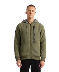 Ecko Unltd Men's Don't Give Up Sherpa Varsity Jacket