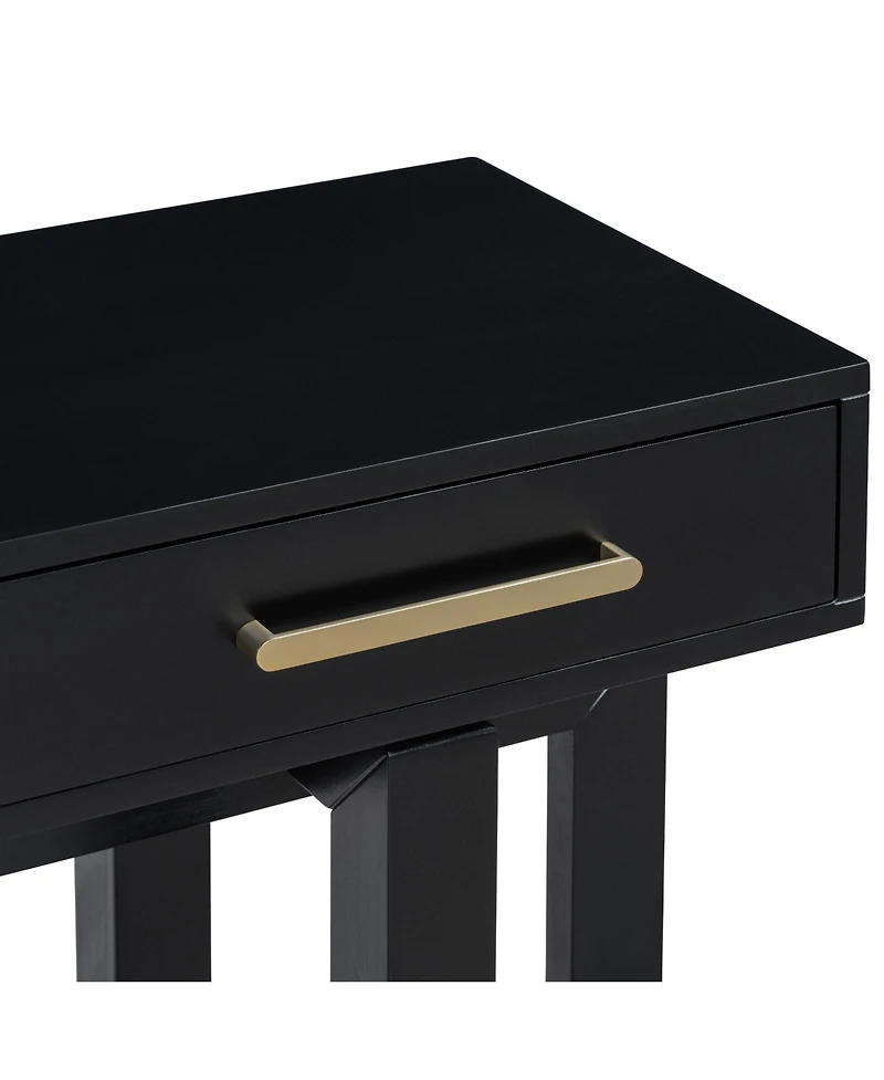 Streamdale Furniture Elegant Console Table with Three Drawers, Extra Long Entryway Table for Entryway, Hallway, Living Room, Foyer, Corridor