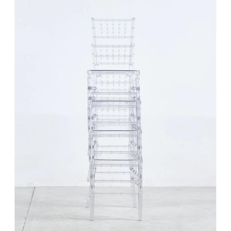 Streamdale Furniture welding chair, dining chair, set of 4,plastic seat